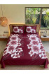 Hand Painted Rayon Bedsheet Set King Size Hand Painted Rayon Bedsheet Set King Size